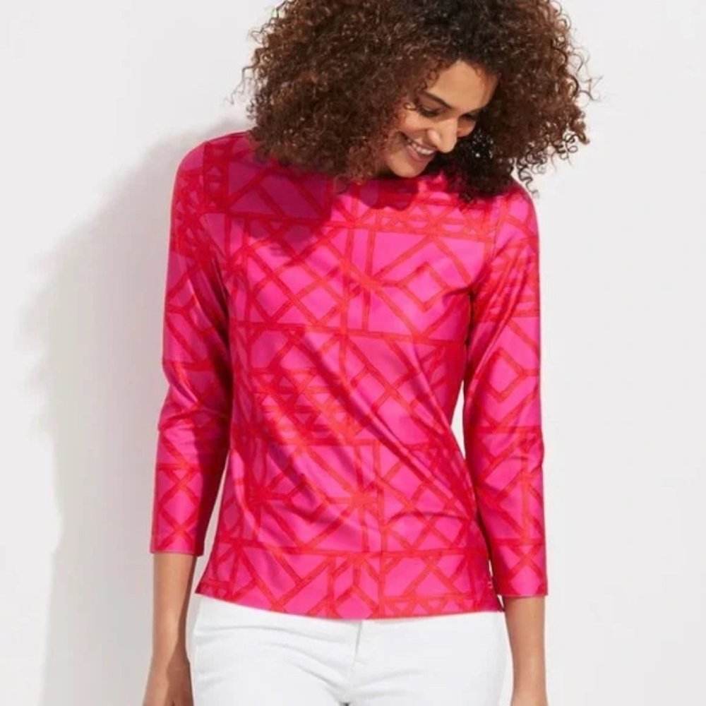 NWOT Vineyard Vines Sankaty Bamboo Boatneck Top
